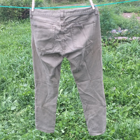 J Crew factory jeans - army green - Picture 2 of 5